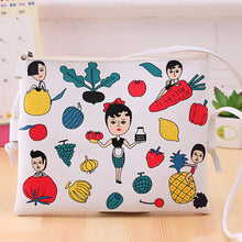 EXCELSIOR Fashion Cartoon Printed Women Graffiti Handbag Mini Crossbody Shoulder Bag Ladies Casual Purses Clutches Girls Handbag