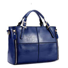 Fashion patchwork designer cattle split leather bags women handbag brand high quality ladies shoulder bags women bag