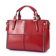 Fashion patchwork designer cattle split leather bags women handbag brand high quality ladies shoulder bags women bag