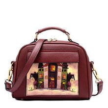 Beaumais Pu Leather Women Leather Handbag Famous Brand Women Messenger Bags Women Shoulder Bag Pouch Printing Female Bag