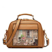 Beaumais Pu Leather Women Leather Handbag Famous Brand Women Messenger Bags Women Shoulder Bag Pouch Printing Female Bag