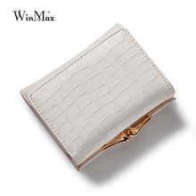 Small lock women wallet short female purse brand coin wallet mini Carteira Feminina fashion lady wallet card holders