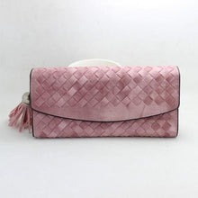 Fashion Knitting Women purse tassel women wallet long clasp female money bag brand lady wallet clutch  new Carteira Feminino