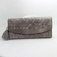 Fashion Knitting Women purse tassel women wallet long clasp female money bag brand lady wallet clutch  new Carteira Feminino