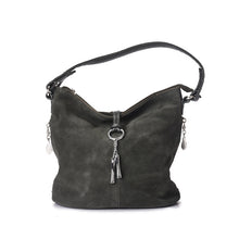 Fashion Women Split Leather Shoulder Bag Female Suede Casual Crossbody handbag Casual Lady Messenger Hobo Top-handle Bags