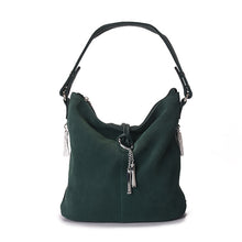 Fashion Women Split Leather Shoulder Bag Female Suede Casual Crossbody handbag Casual Lady Messenger Hobo Top-handle Bags