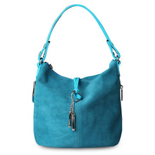 Fashion Women Split Leather Shoulder Bag Female Suede Casual Crossbody handbag Casual Lady Messenger Hobo Top-handle Bags