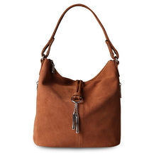 Fashion Women Split Leather Shoulder Bag Female Suede Casual Crossbody handbag Casual Lady Messenger Hobo Top-handle Bags