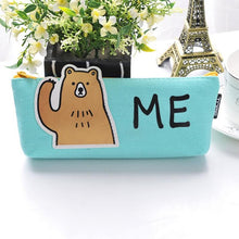 Animal Pencil Case Fabric School Supplies Bts Stationery Gift  School Cute Pencil Box Pencilcase Pencil Bag School Supply Tool