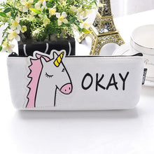 Animal Pencil Case Fabric School Supplies Bts Stationery Gift  School Cute Pencil Box Pencilcase Pencil Bag School Supply Tool