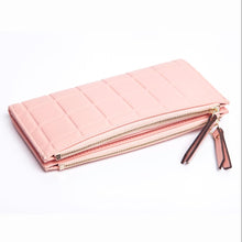 High Capacity Fashion Women Wallets  PU Leather Wallet Female Double Zipper Ladies  Coin Purse