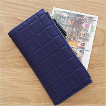 High Capacity Fashion Women Wallets  PU Leather Wallet Female Double Zipper Ladies  Coin Purse