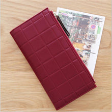 High Capacity Fashion Women Wallets  PU Leather Wallet Female Double Zipper Ladies  Coin Purse