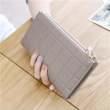 High Capacity Fashion Women Wallets  PU Leather Wallet Female Double Zipper Ladies  Coin Purse