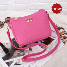 High Quality PU Leather Small Women Bags Bowknot Designer Women Messenger Bags Handbags Ladies Flap Shoulder Crossbody Bags