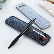 High Quality Felt Pen Pouch Holder Small Single Pencil Case Bags for Rollerball Fountain Ballpoint Pens