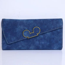 DUDINI High Fashion Women Wallet Scrub Hit Color Lnclined Lid Ladies Wallet Creative Design Hasp Clutch Coin Pocket Card Holder