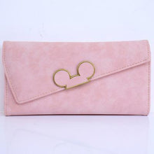 DUDINI High Fashion Women Wallet Scrub Hit Color Lnclined Lid Ladies Wallet Creative Design Hasp Clutch Coin Pocket Card Holder