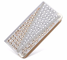 Atrra-Yo women wallets rhinestone patent leather wallet high quality brands party purse female pouch