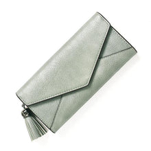 NIGEDU Long Women Wallets Luxury Brand Female Portfolio Women's Purse Coin Money Bag  tassel Clutch Purses envelope Wallet