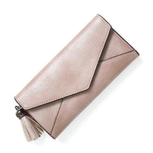 NIGEDU Long Women Wallets Luxury Brand Female Portfolio Women's Purse Coin Money Bag  tassel Clutch Purses envelope Wallet