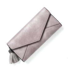 NIGEDU Long Women Wallets Luxury Brand Female Portfolio Women's Purse Coin Money Bag  tassel Clutch Purses envelope Wallet