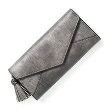 NIGEDU Long Women Wallets Luxury Brand Female Portfolio Women's Purse Coin Money Bag  tassel Clutch Purses envelope Wallet