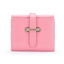 Greenpink Brand Red Small Genuine Leather Women Wallet Female Coin Purse Female Short Women Purses
