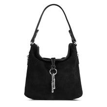 Fashion Women Split Leather Shoulder Bag Female Suede Casual Crossbody handbag Casual Lady Messenger Hobo Top-handle Bags