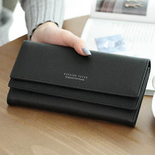 Women's purse women wallet women card holder coin purse coin female wallet long large capacity wallet female clutch 3 folders