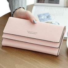 Women's purse women wallet women card holder coin purse coin female wallet long large capacity wallet female clutch 3 folders