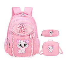 Sweet Cat Girl's School Bags Cartoon Pattern Kid Backpack Children School Backpack Girl Bag