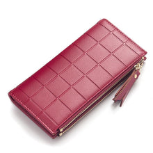 BAELLERRY New Fashion Stereoscopic Square Women Wallets Embossed Wallet Female Clutch Double Zipper Purses Carteira Feminia Gift
