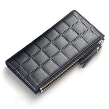 BAELLERRY New Fashion Stereoscopic Square Women Wallets Embossed Wallet Female Clutch Double Zipper Purses Carteira Feminia Gift