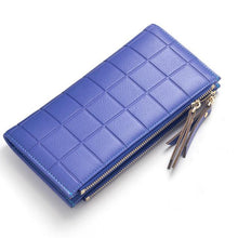 BAELLERRY New Fashion Stereoscopic Square Women Wallets Embossed Wallet Female Clutch Double Zipper Purses Carteira Feminia Gift