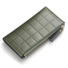 BAELLERRY New Fashion Stereoscopic Square Women Wallets Embossed Wallet Female Clutch Double Zipper Purses Carteira Feminia Gift
