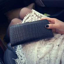 New Fashion Stone Women Wallets Black Color 6 Colors PU Leather Stone pattern Wallet Long Ladies Clutch Coin Purse