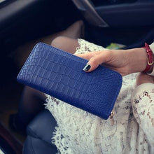 New Fashion Stone Women Wallets Black Color 6 Colors PU Leather Stone pattern Wallet Long Ladies Clutch Coin Purse
