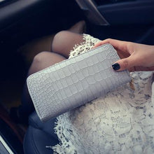 New Fashion Stone Women Wallets Black Color 6 Colors PU Leather Stone pattern Wallet Long Ladies Clutch Coin Purse