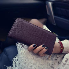 New Fashion Stone Women Wallets Black Color 6 Colors PU Leather Stone pattern Wallet Long Ladies Clutch Coin Purse