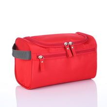 Fashion waterproof men's cosmetic bag nylon travel organizer make-up lady large necessities cosmetics toilet bag