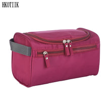 Fashion waterproof men's cosmetic bag nylon travel organizer make-up lady large necessities cosmetics toilet bag