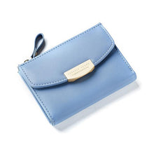 WEICHEN Fashion Short Women Wallets ID Card Holder Small Wallet Zipper Coin Pocket Purses Ladies Leather Purse Girls Billetera