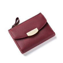 WEICHEN Fashion Short Women Wallets ID Card Holder Small Wallet Zipper Coin Pocket Purses Ladies Leather Purse Girls Billetera