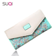 SUQI Famous Brand Designer Luxury Long Wallet Women Wallets Female Bag Ladies Money Coin Women Purse Carteras Cuzdan