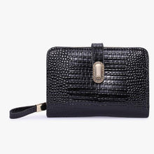 Jamarna Crocodile Genuine Leather Wallet Female Small Sliver Purse Card Holder Zipper Coin Purse Ladies Wallet For Women New