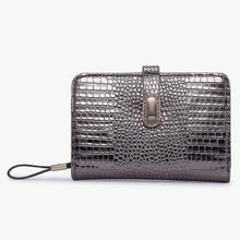 Jamarna Crocodile Genuine Leather Wallet Female Small Sliver Purse Card Holder Zipper Coin Purse Ladies Wallet For Women New