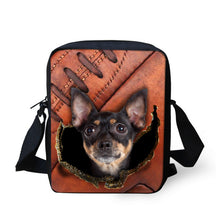 FORUDESIGNS Women Messenger Bags 3D Denim Animal Shoulder Bag Handbags Cute Cat Messenger Bags Children Crossbody Bag for Girls