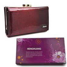 HH Women Luxury Brand Fashion Genuine Leather Short Wallet Female Alligator Hasp Lady Coin Purse Purses Mini Wallets Purses