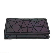 baobao geometry women luminous long clutch wallet Diamond lattice standard wallets baobao long purse hologram bao bao hand bag